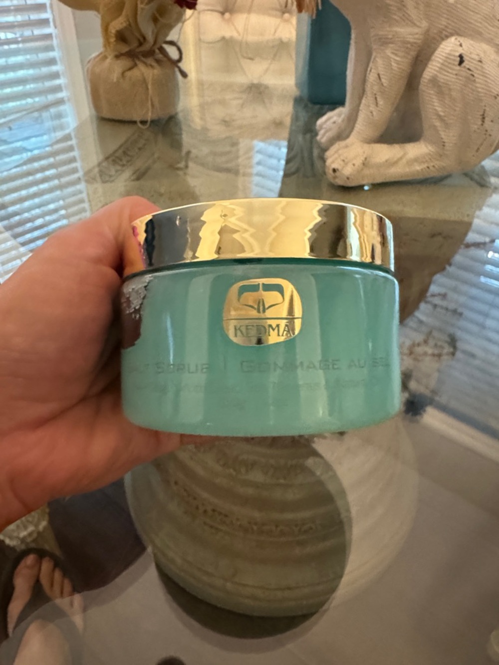 Turquoise Body Scrub Exfoliant